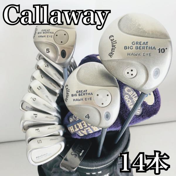 豪華 14本 Callaway キャロウェイ MIZUNO ミズノ メンズ ゴルフ