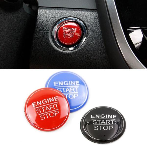 TOYOTA トヨタ エンジン スタートボタン カバー 全3色 スターター プッシュ スタート ストップ エンブレム ステッカー ボタンカバー