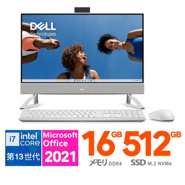 Inspiron 新品 タッチパネル Dell デスクトップパソコン 23.8 型 24