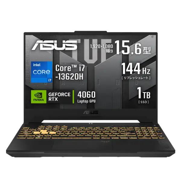 ASUS FX ノートパソコン 15.6 型 TUF Gaming F15 RTX4060 FX507VV 