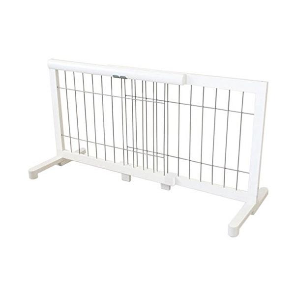 アイリスプラザ 伸縮ペットゲート ホワイト シルバー 単品 Morenotafurt Com