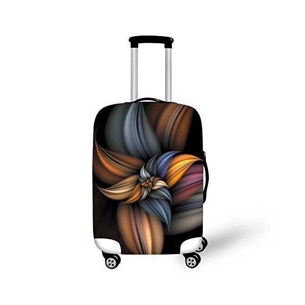 Caiwei スーツケースカバー 伸縮素材 欧米風 キャリーバッグ お荷物カバー 花のイラスト L 26 30インチバッグ Rys 通販 Yahoo ショッピング