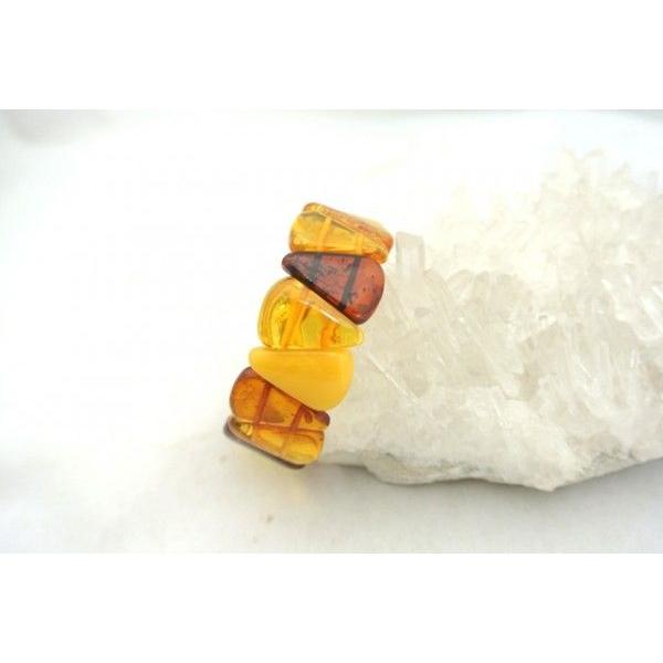 琥珀 コハク アンバー ブレスレット 腕輪 マルチカラー : 横浜中華街龍