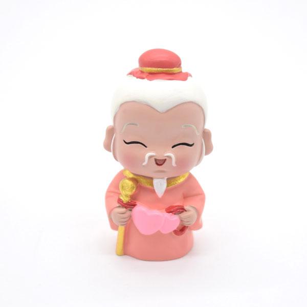 月下老人 樹脂製置物 マスコット人形 6.5cm : 横浜中華街龍 - 通販