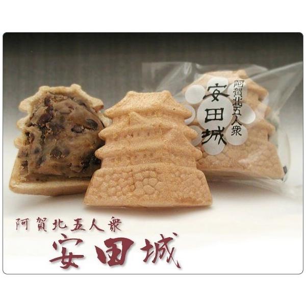 もなか 安田城 個入 送料込み 粒あん 定番 お菓子 和菓子 スイーツ あんこ菓子 お城型が珍しい最中 新潟 お土産 ギフト 贈り物 仏事 法事 お菓子の 龍宝堂 通販 Yahoo ショッピング