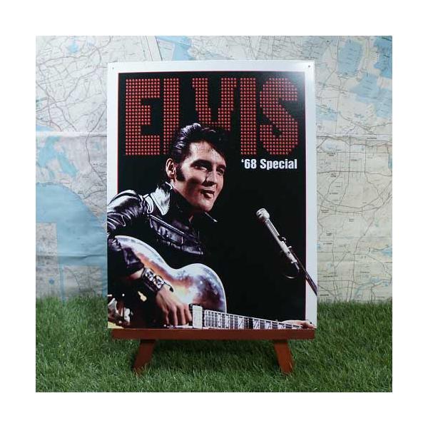 【ブリキ看板】Elvis Presley／エルヴィス・プレスリー '68 Special