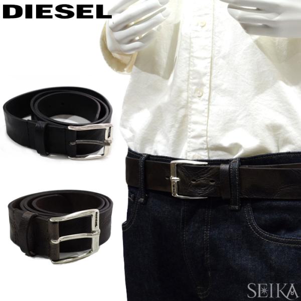 DIESEL (39) ディーゼル ベルト ヴィンテージ加工 メンズ X04408