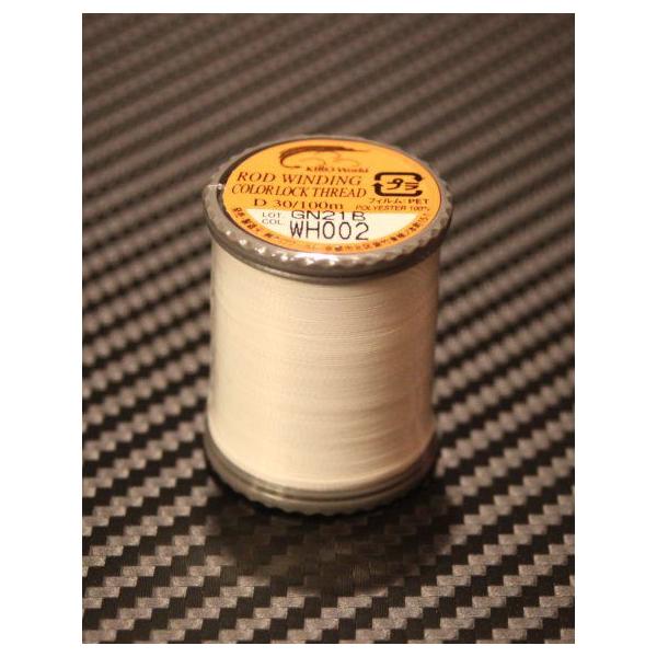 KIRO World  COLOR LOCK THREAD #002 White (D30) 100m