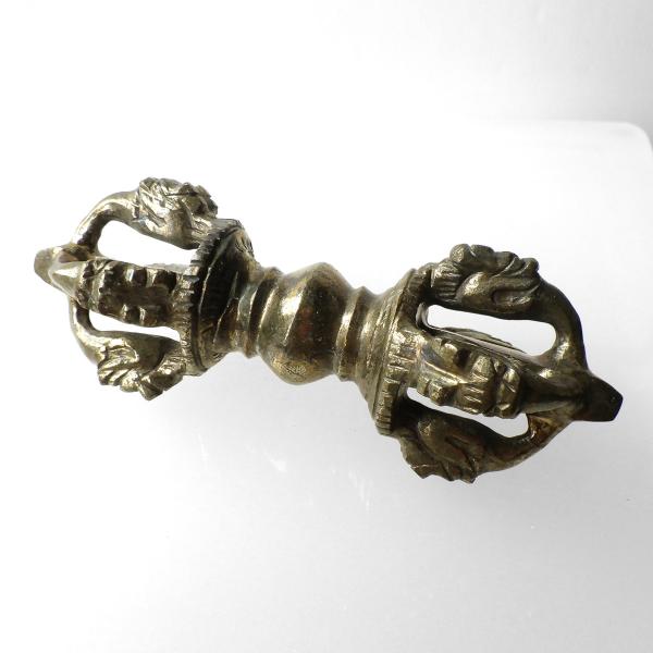 黄銅 五鈷杵 92mm 金剛杵 バジュラ 置物 銅器 : 仏像と縁起物の専門店