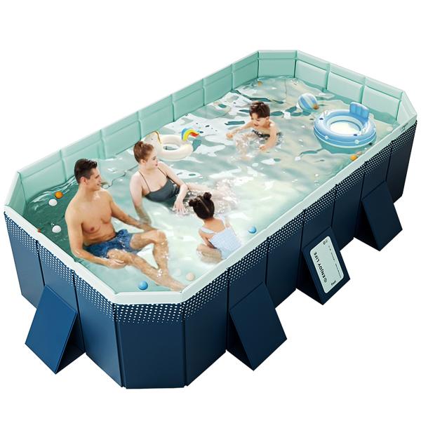 【新品未使用】空気入れ不要 非膨張式プール 希少 大型プール 折りたたみ 正規品 早い者勝ち 楽天市場】☆GWに間に合う！即納☆ 3.0m 非膨張式プール 大容量1240L