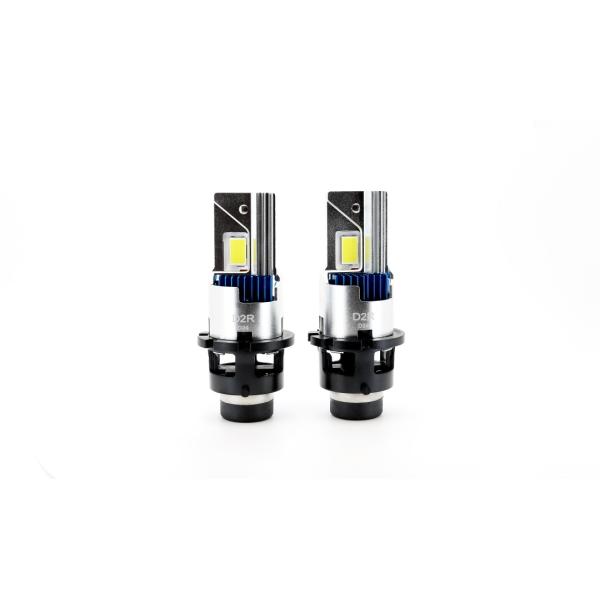 New　LEDヘッドライト　HIDより明るい　D2R　専用　6500K　35W　12000lm　12V　ポン付け　純正交換　HID交換　リフレクター
