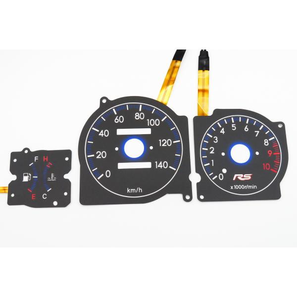新品　ELメーター　プレオ　黒　RS　PLEO　RA1　RA2　10000　SUBARU　スバル　ブラックパネル　台湾製