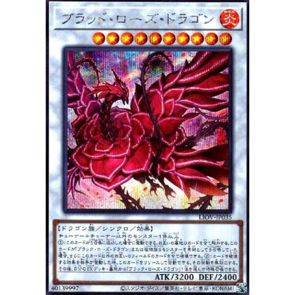 ブラッドローズドラゴン[シークレット]/シン10炎/遊戯王