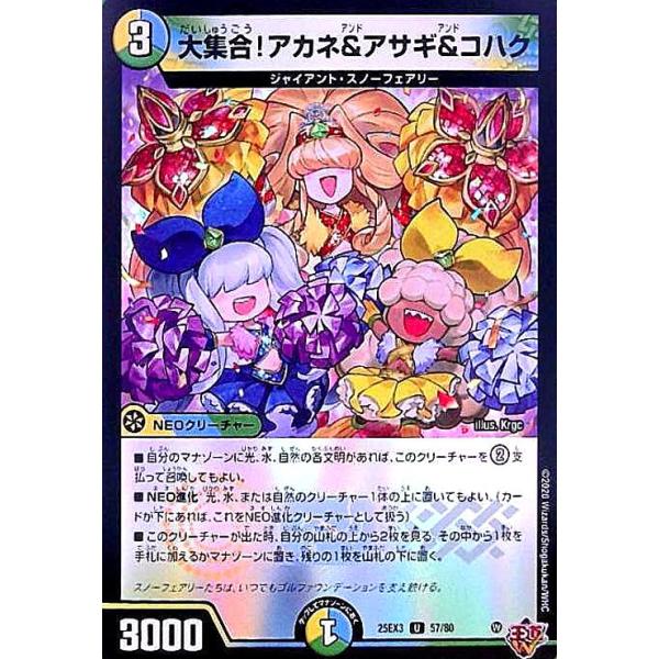 G*o様 デュエナマイトまとめ売り…ワンオンフェアリー…アカネ＆アサギ＆コハク… 大集合!アカネ&アサギ&コハク(U)(57/80) : トレカショップ竜のしっぽ