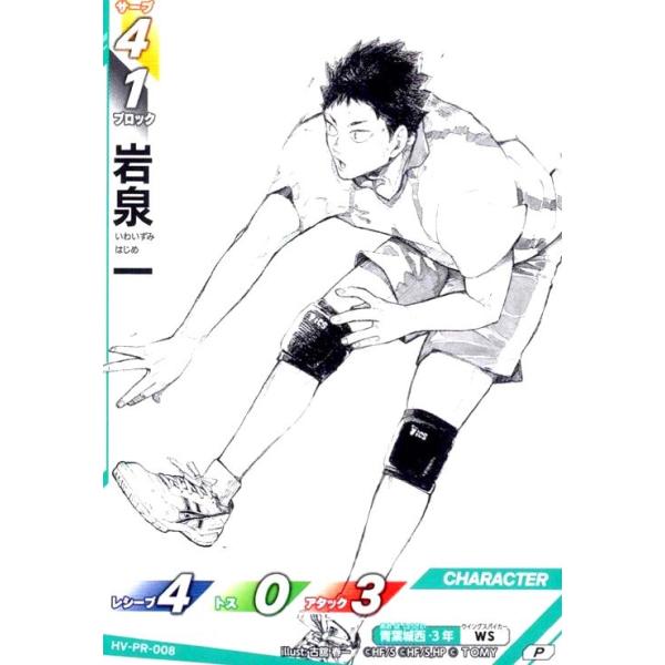 岩泉 一(P)(HV-PR-008) ハイキュー!!バボカ!!BREAK : トレカショップ竜