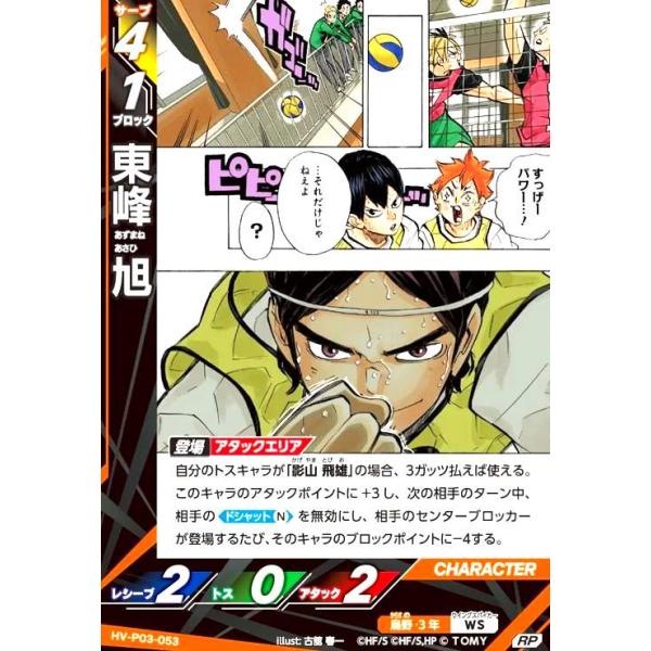 東峰旭 ボードゲーム ハイキュー 東峰旭 ボードゲーム ハイキュー 東峰