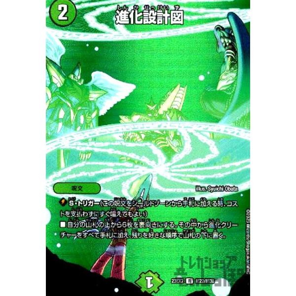 進化設計図(R・ホイル)(超22・超38)/超 デュエルマスターズ : トレカ