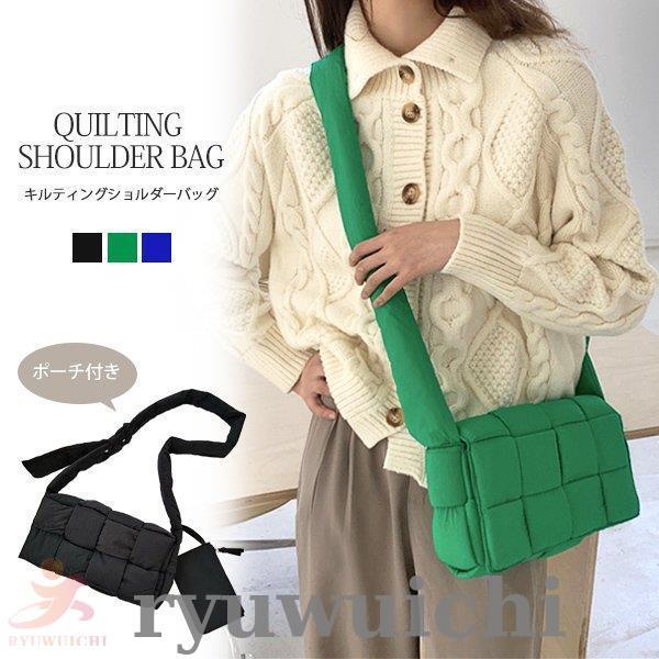 ショルダーバッグ レディース 鞄 キルティング スクエア 小さい ミニ