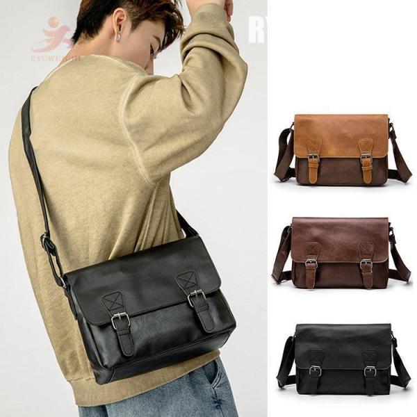 RRL レザートリム メッセンジャーバッグ ビジネスバッグ 斜めがけ通学 通勤1 RRL レザートリム メッセンジャーバッグ 通勤通学 斜めがけ