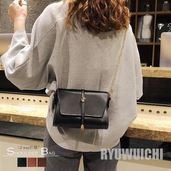 2way チェーンハンドバッグ ミニショルダ チェーンバッグ 斜め掛けバッグ ミニバッグ ショルダーバッグ