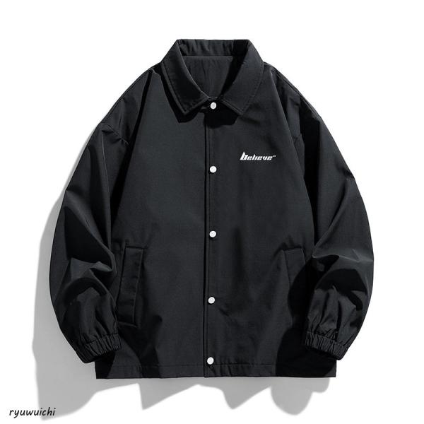 ミリタリージャケット メンズ フライトジャケット コーチジャケット シャツ 英文字 ブルゾン  アウター 春 秋 シンプル オシャレ 父の日 プレゼント