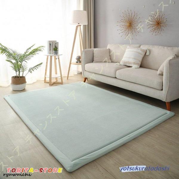 ラグ カーペット 極厚 ラグマット 80*200cm 厚手 約2cm 撥水加工 滑り