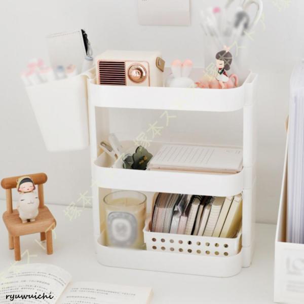 製品仕様製品名：収納ラック素材：プラスチックカラー：ホワイト  小物収納ラクラク：好きなものを並べて、自分だけのディスプレイができます。また、フォトフレーム、洗面用品や調味料など小物置きとした実用的な使い方も魅力的。組み立て簡単：設置が簡単...