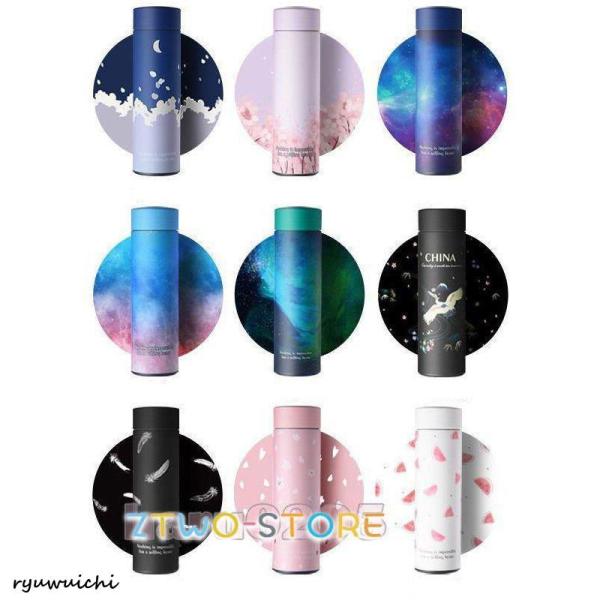 水筒 保冷 魔法瓶 500ML コップ ステンレス 携帯 和風 保寒 持ちやすい 通勤.通学 可愛い ステンレスボトル 保温 車載用 旅行 プレゼント