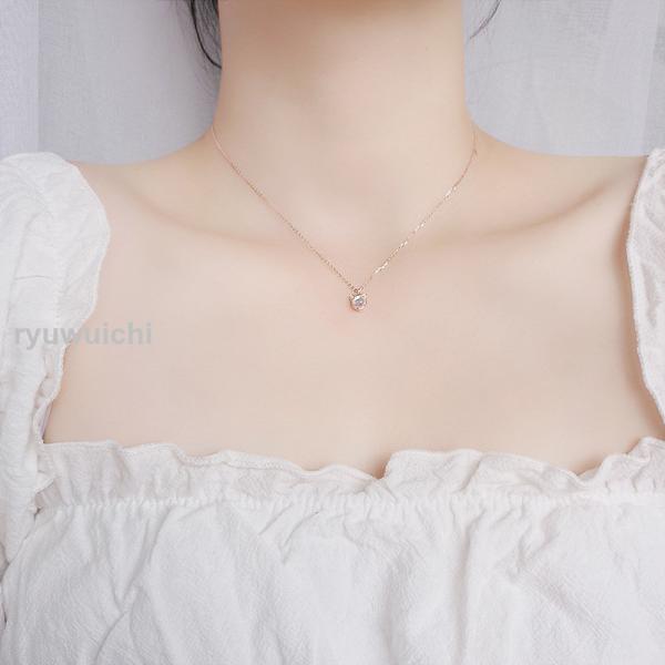 猫ネックレス レディース ねこ 可愛い ムーンストーン 6月誕生石 ピンクゴールド 女性 彼女 嫁 娘 母の日ギフト お祝い ギフトパッケージ付き