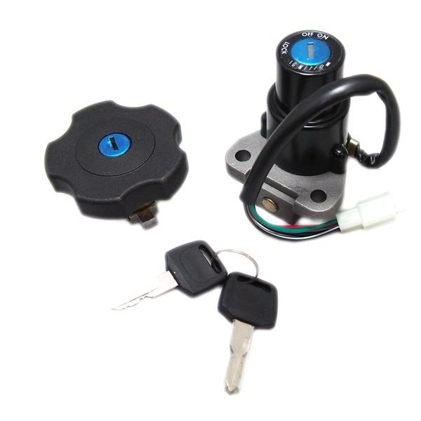 【互換品】YAMAHA ヤマハ TW225 キーセット タンクキャップ