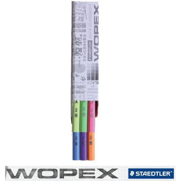 ステッドラー/WOPEX/ウォペックス鉛筆【HB】6本セット/ネオンカラー