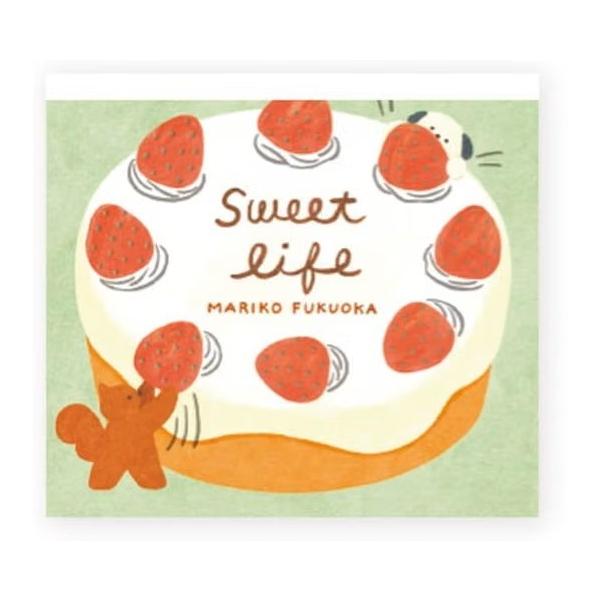 表現社 メモ ブロックメモ 福岡麻利子 Sweet life 21-639 /【ゆうパケットOK】
