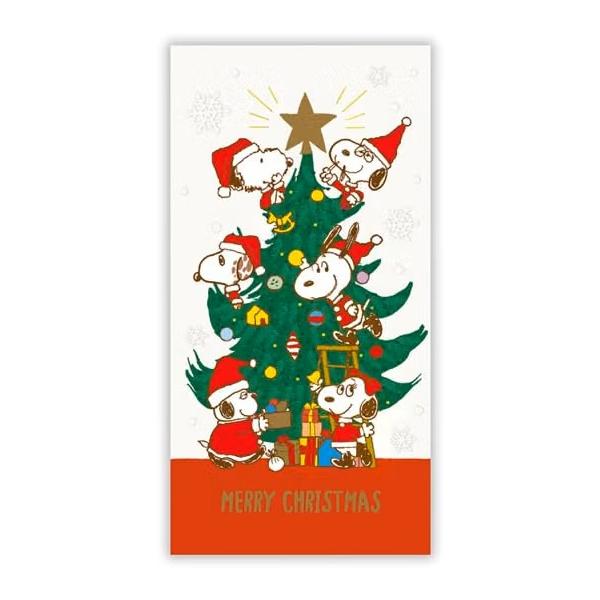 【ゆうパケ ットOK】ホールマーク スヌーピー ポチ袋 クリスマス金封 ツリー 兄弟II 848071