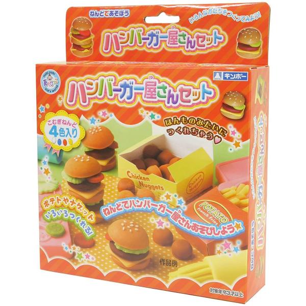 本物みたいに作れちゃう!粘土でハンバーガー屋さん遊びをしよう!こむぎ粘土とは・・・安全! カラフル!小麦・水・塩分が原料の安全な粘土です。手や指先を使って脳の発達を促す。自由な発想と、豊かな想像力を養う。混色を覚え、色彩感覚を身に付けます。...