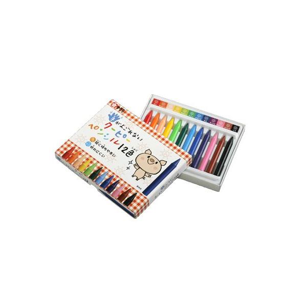 サクラクレパス 手がよごれないクーピーペンシル12色セット/FYS12