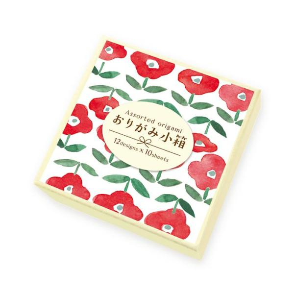 古川紙工 おりがみ小箱 warm color QI11 12柄各10枚入り ※箱のデザイン