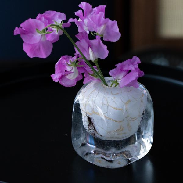 HenryDean ヘンリーディーン キューブ　花瓶　花器 HenryDean ヘンリーディーン V.Cube キューブ モッカイト ガラス
