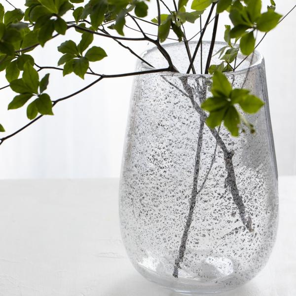 Henrydean ヘンリーディーン ストロンボリs シルバー ガラス花瓶 花器 Hdstslv S Colour Living 通販 Yahoo ショッピング