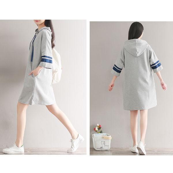 ワンピース パーカー トップス 冬 レディース パーカーワンピース カジュアル ティーンズファッション 中学生 高校生 女子 私服 韓国 D023 S Conny 通販 Yahoo ショッピング