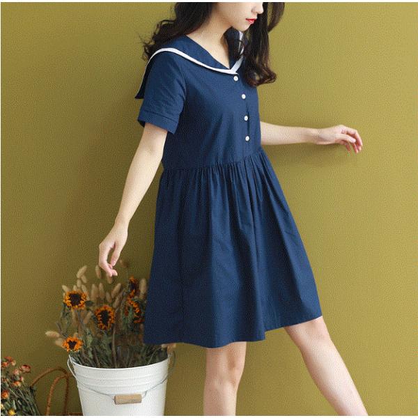 ワンピース スカート Tシャツ フレア 夏 夏服 セーラー 半袖 レディース おしゃれ かわいい ティーンズファッション 中学生 女子 私服 韓国 Buyee Buyee 日本の通販商品 オークションの代理入札 代理購入