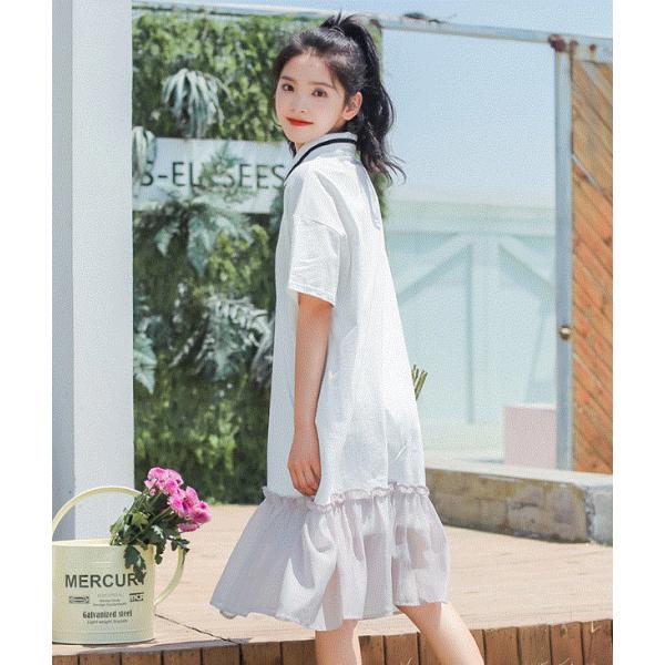 ワンピース 夏 ロング スカート きれいめ Tシャツ フレア 夏服 レディース おしゃれ かわいい ティーンズファッション 中学生 女子 私服 韓国 D031 S Conny 通販 Yahoo ショッピング