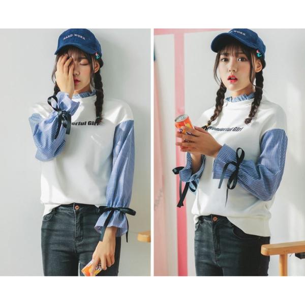 トップス レディース 春 カットソー トレーナー 長袖 無地 シャツ シンプル 中学生 高校生 ファッション 女子 ティーンズファッション 韓国 T022 S Conny 通販 Yahoo ショッピング