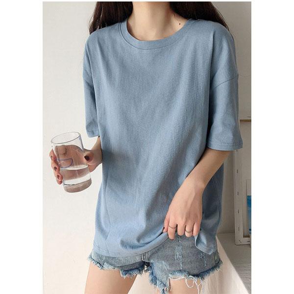 Tシャツ レディース カットソー トップス 半袖 無地 夏 シンプル カジュアル かわいい ティーンズファッション 中学生 高校生 女子 韓国 T032 S Conny 通販 Yahoo ショッピング