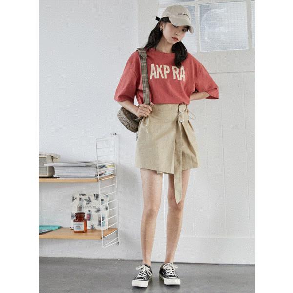 トップス レディース 夏 Tシャツ カットソー 半袖 夏服 ゆったり おしゃれ かわいい ティーンズファッション 中学生 高校生 女子 私服 韓国 T052 S Conny 通販 Yahoo ショッピング