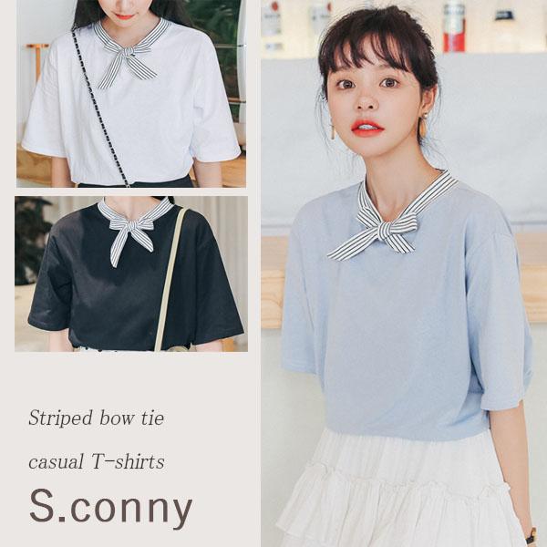 Tシャツ レディース 夏 トップス カットソー 半袖 無地 シャツ シンプル ティーンズファッション中学生 高校生 ファッション 女子 韓国 T075 S Conny 通販 Yahoo ショッピング
