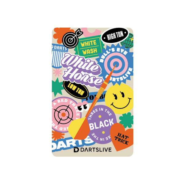 DARTSLIVE CARDダーツライブ社が提供しているダーツマシン「DARTSLIVE」「DARTSLIVE2」「DARTSLIVE3」の専用ICカードです☆プレーヤーの成績を保存できちゃいますので1枚は必需品ですね!※「DARTSLIV...