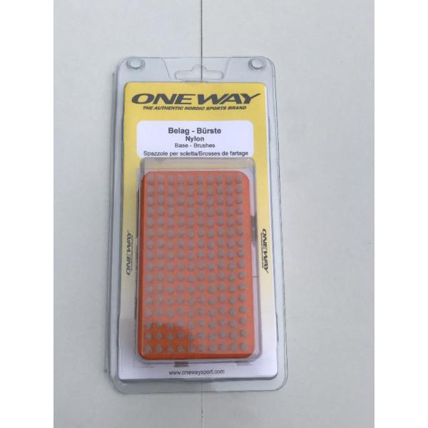 ONEWAY 商品コード on3318-3　ベースブラシナイロン 13mm　オレンジ色です。未開封保管品。ワックス除去用。