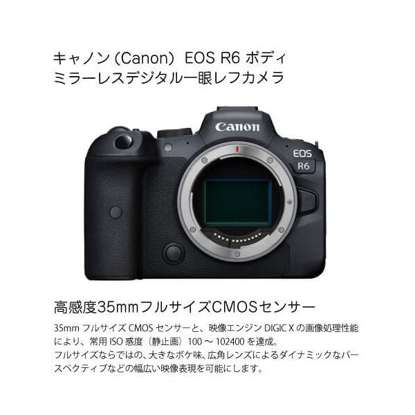 キャノン Canon EOS R6 ボディ ミラーレスデジタル一眼レフカメラ :ex