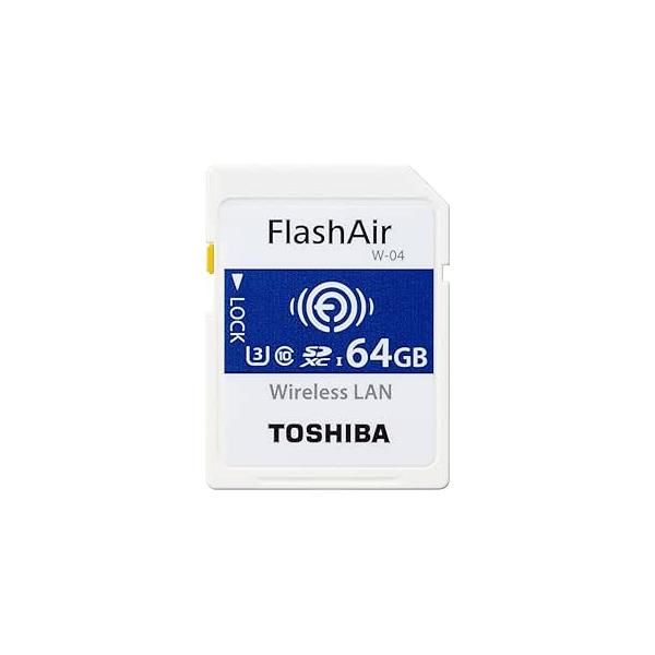 中古 Toshiba 東芝 FlashAir W-04 64GB SDHCクラス10 SDカード