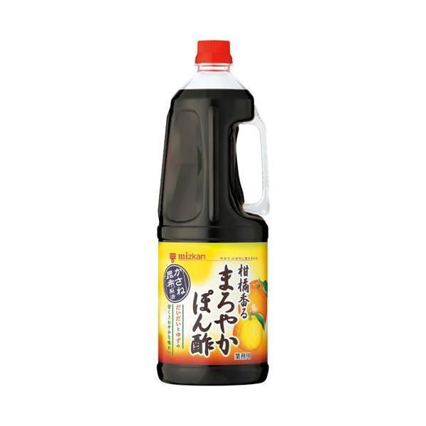【ケース販売】ミツカン 業務用 柑橘香るまろやかぽん酢 1.8L×6本